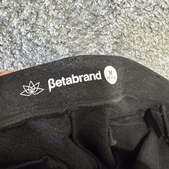 Betabrand Women’s Dress Pants Stretch Heather Gray Medium Petite - Picture 5 of 6